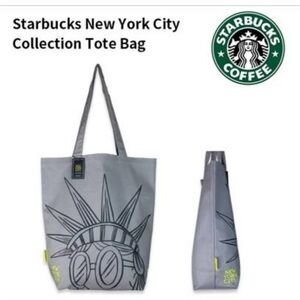 Starbucks NYC Tote Bag Statue of Liberty